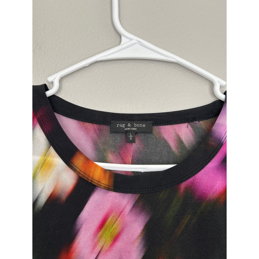 Rag & Bone Sabeen Abstract Floral
Long Sleeve Top Women L Stretch Slim Fit - Picture 5 of 8